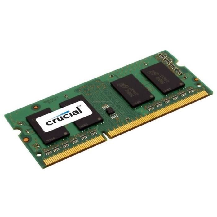 Acheter Mémoire SODIMM DDR4 - CRUCIAL - 8 Go - 2400 MHz - CL=17 - NON-ECC - Single Ranked Reconditionné - 69,90 € Mémoire SODIMM DDR4 - CRUCIAL - 8 Go - 2400 MHz - CL=17 - NON-ECC - Single Ranked Reconditionné - Crucial reconditionné disponible sur Cdiscount Seconde Vie