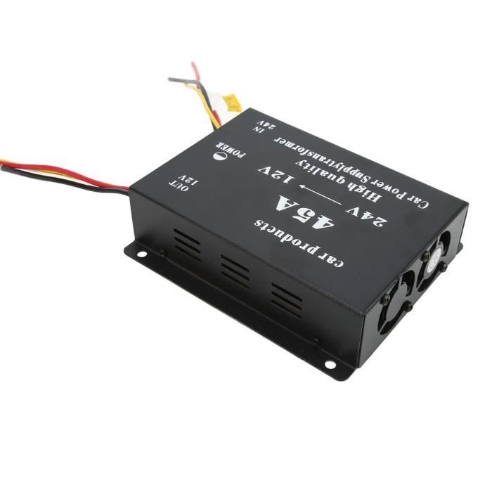 Convertisseur DC 24V Vers 12V 20A - Réducteur Tension Pour Camion, Voiture, Bateau - Protection Intégrée