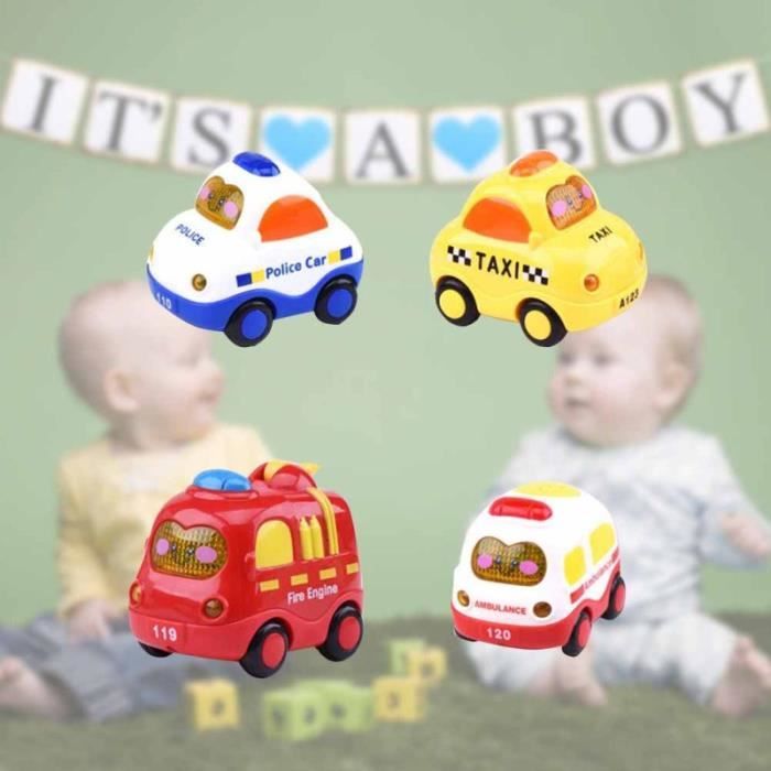Toyvian 4 Pièces Peluche Futu Voitures Jouets Voiture Jouet Jouets De Noel Jouets De Voiture Decor Chinois Decor De Noel Cade Am