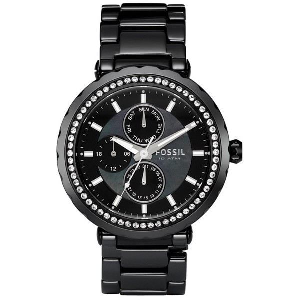 Montre Femme Céramique Noire Fossil CE1009 Noir, - Achat/vente montre -  Cdiscount