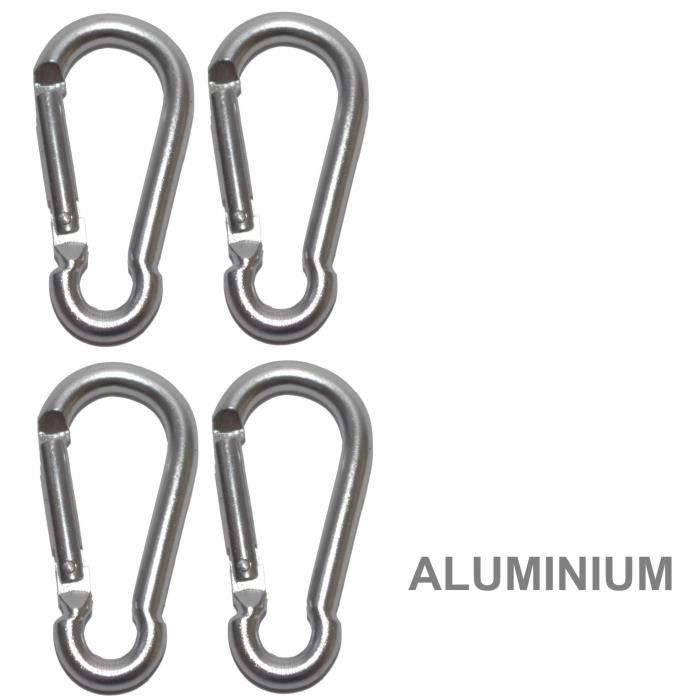 Mousqueton alu BIG HOOK 60mm CAMP