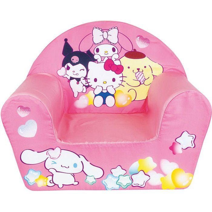Fauteuil club enfant - Hello Kitty & Friends - FUN HOUSE - Origine France Garantie - Déhoussable