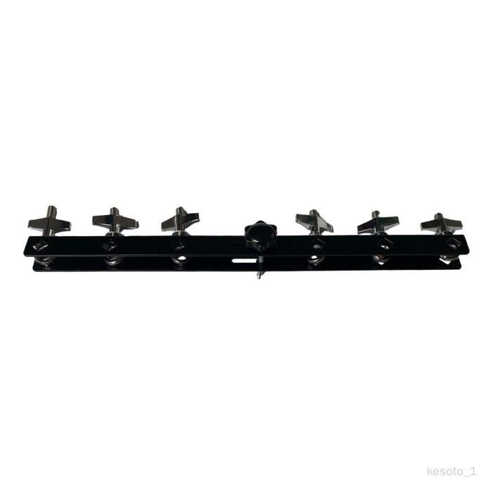 Pince Réglable Pour Support De Batterie - Alliage De Zinc, Angle 360°, Pour Tambour, Cloche De Vache, Tige De Percussion