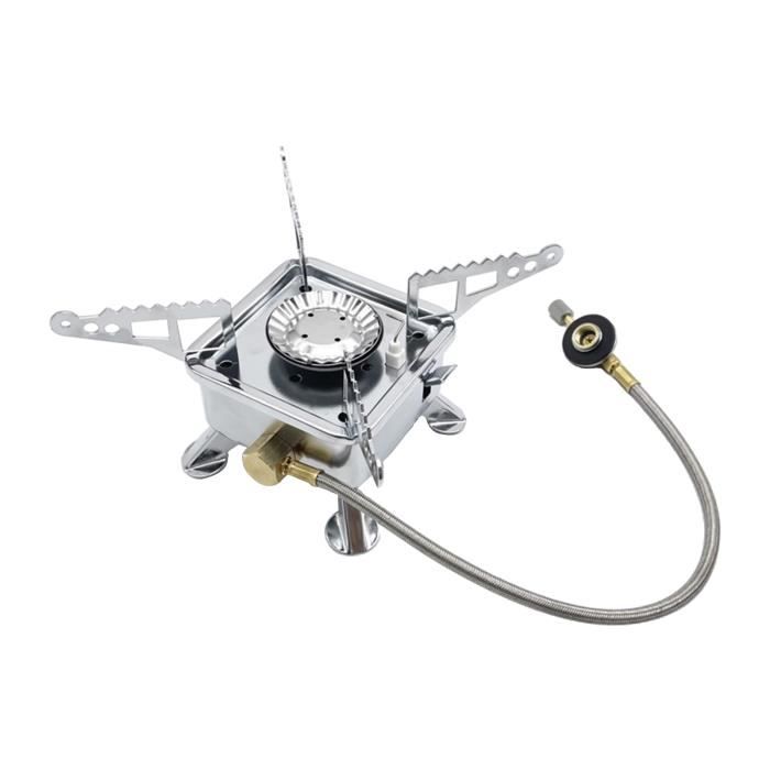 Réchaupliant Mince YiliYa, Brûleur à Gaz Camping Avec Allumage Piezo