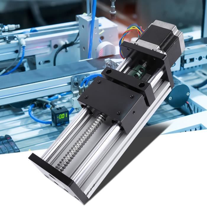Actionneur Linéaire CNC ZBX80 - Course 100mm, Moteur Nema23, Vis à Billes SFU1605 - 6