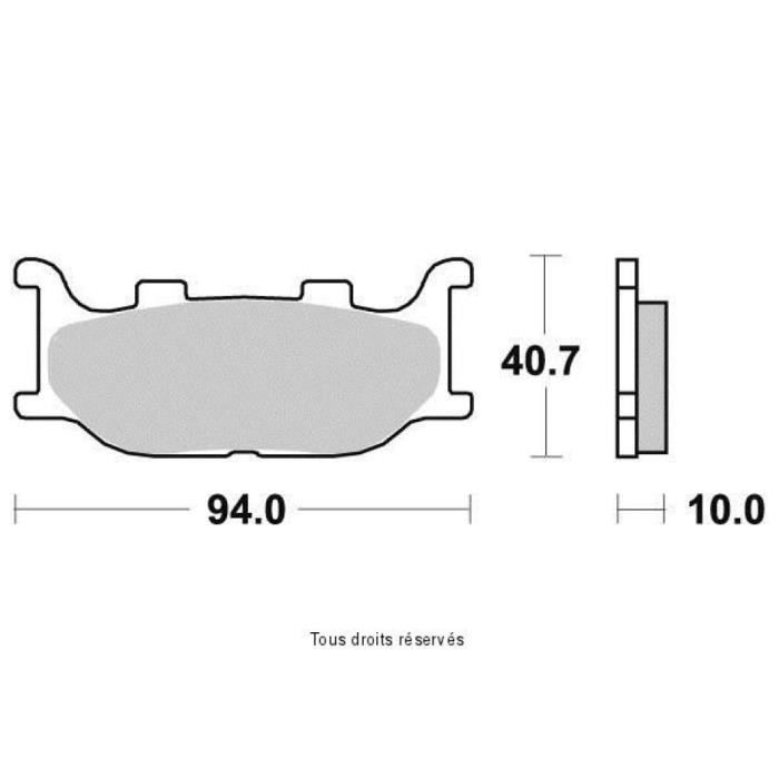 Kyoto pour YAMAHA XJ 600 N DIVERSION 1998-2002 Plaquettes de frein AV