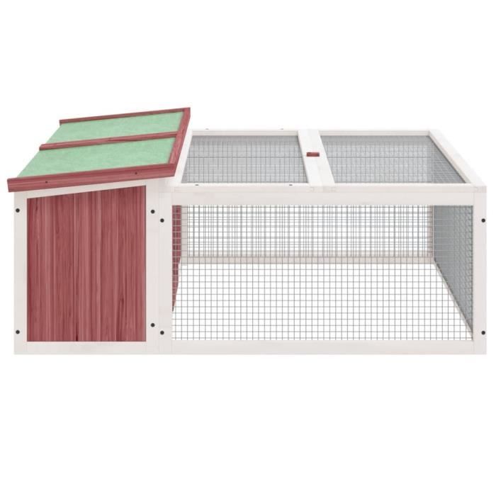 Clapier - Mothinessto - LY1328 - Bois de pin massif - 1175x97x475 cm - Extérieur