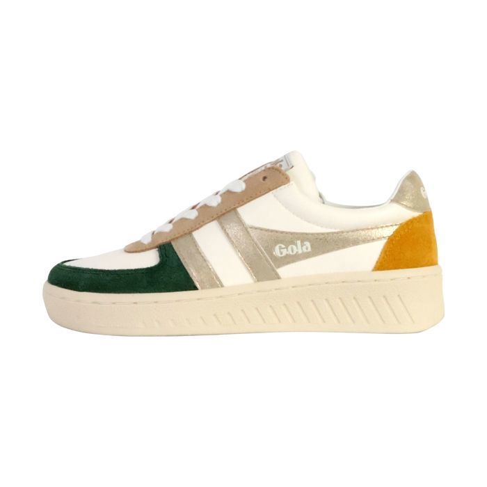 Gola Baskets GOLA Grandslam Trident Doré - Homme - Cuir - Lacets