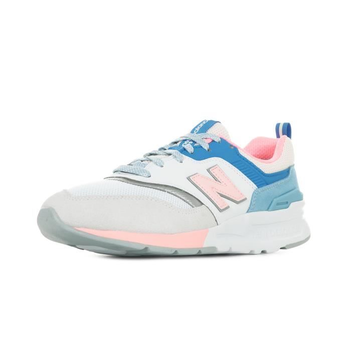 basket new balance grise et rose