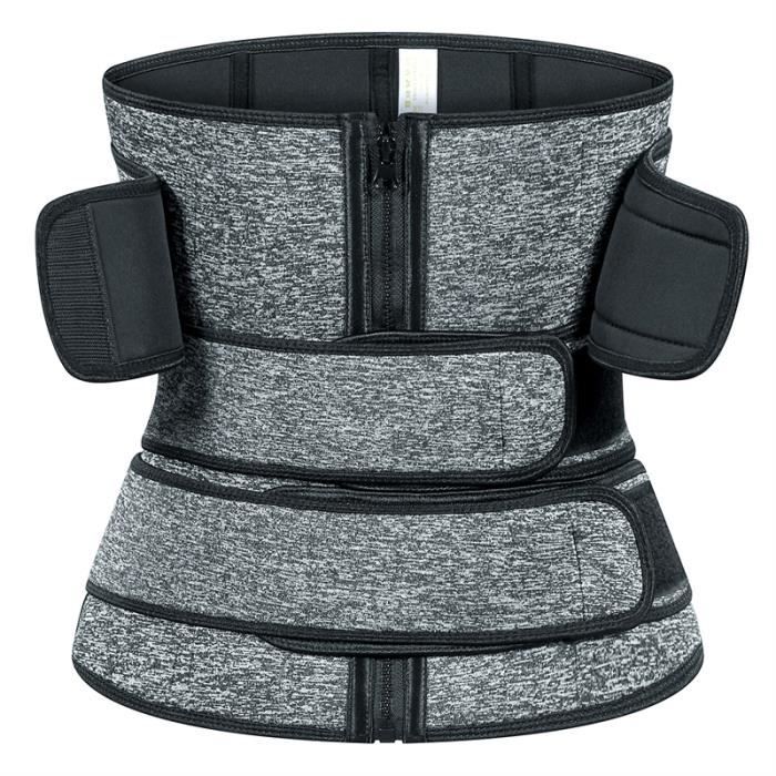 Biglumin Corset Serre Taille Femme - Ceinture Amincissante Avec Ruban Adhésif, Entraîneur De Taille Confortable Et Respirant (S)