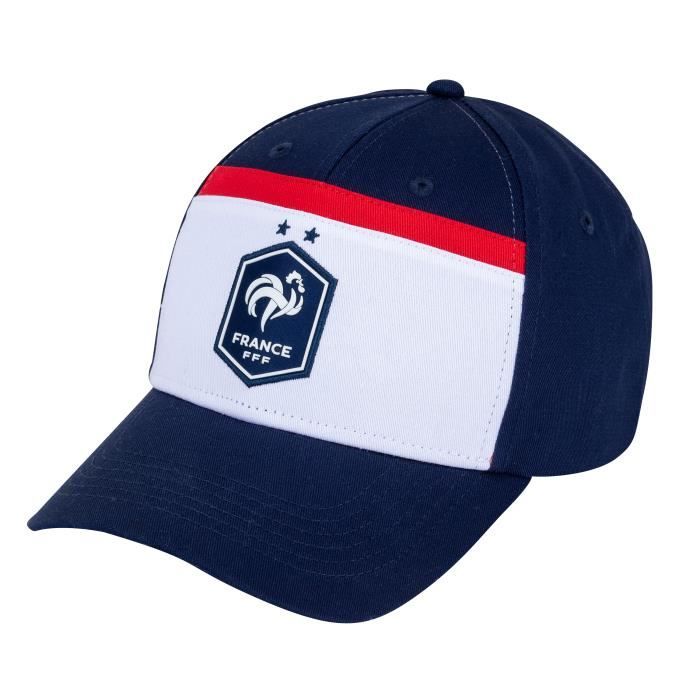 Claquettes Officielles Equipe De France De Football (FFF) - Taille 37 à 46, Matière Gomme Ballon De Foot