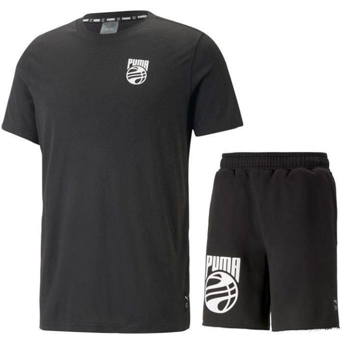 Ensemble Short et T Shirt - PUMA - Homme - Noir