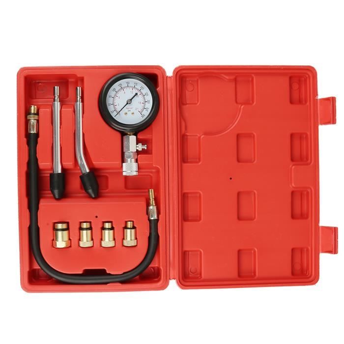 Zoomtools Kit Testeur De Compression Diesel 17 Pièces - Manomètre 70 Bar Pour Moteurs Diesel Voiture Camion Tracteur