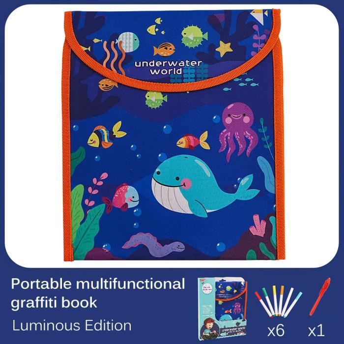 Doodle effaçable livre de dessin réutilisable Porte-dessin portable Toy Doodle effaçable livre de dessin réutilisable Porte-dessin portable Toy