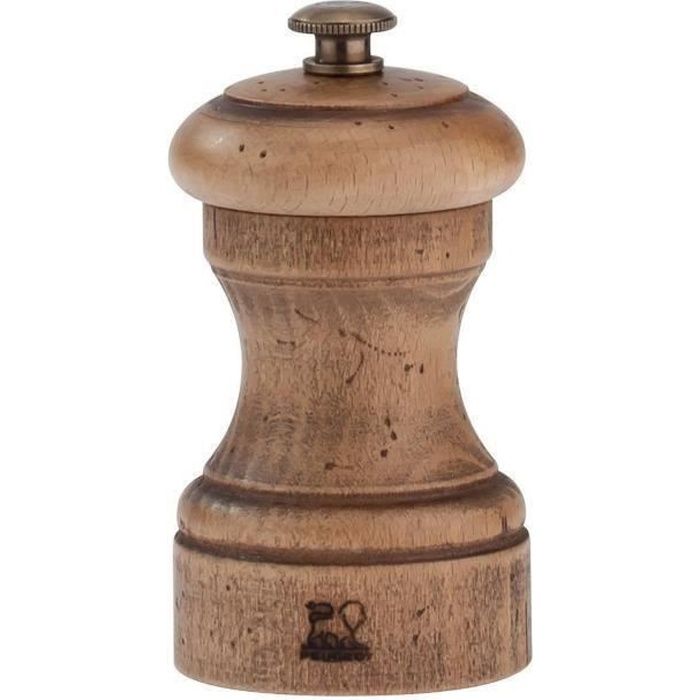 Grand Moulin à Poivre En Bois Rétro France – Années 1970 Artisanal