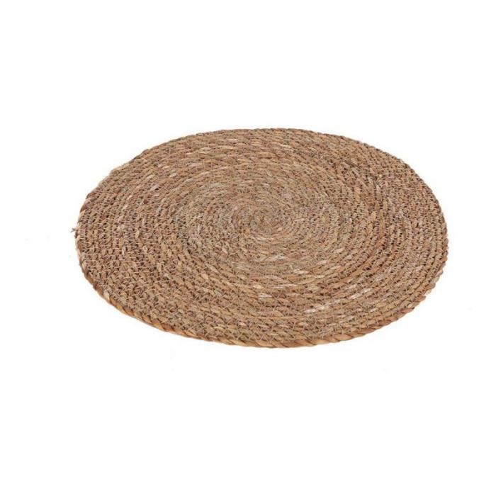 Privilege 85525 Lot de 6 Sets de Table Ronds en Osier, Bois - 63213