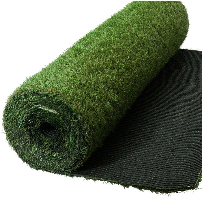 Gazon artificiel Werkapro, épaisseur 2 cm 1 x 10 m soit 10m2