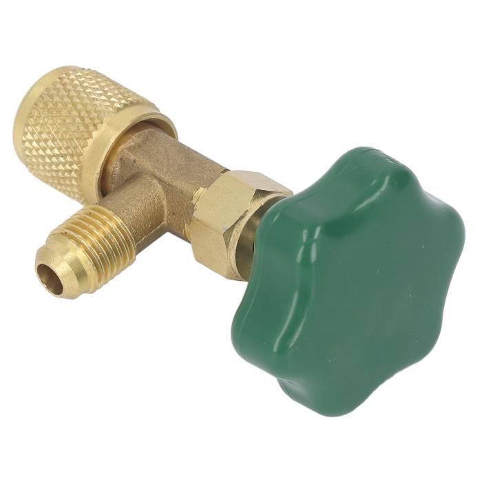 Vanne De Réfrigérant Pour Climatisation/Réfrigérateur - En Cuivre, Raccord 1/4" SAE (Pour R134a, R22, R410) - 7