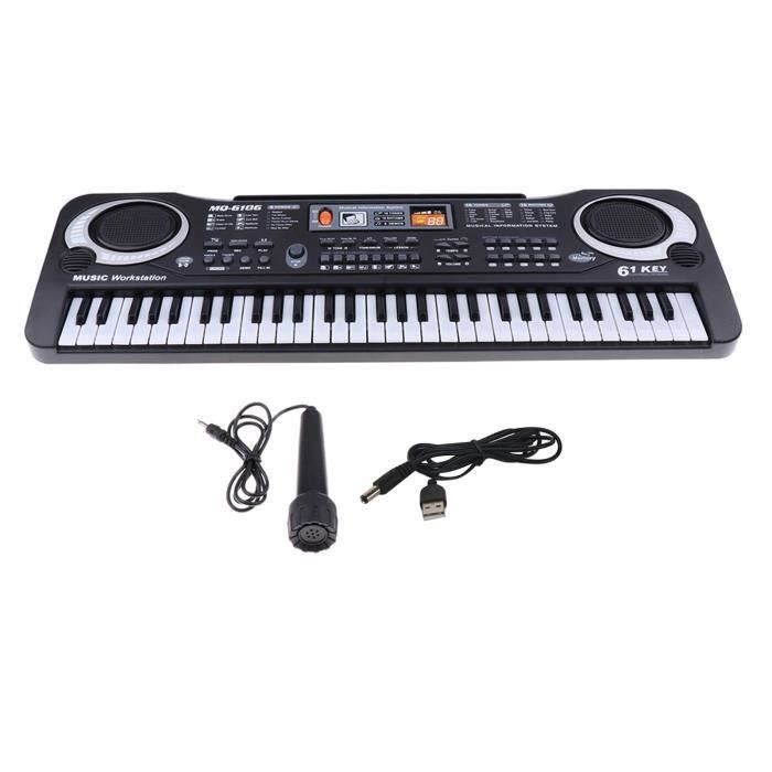 Wisecoco – Piano à Enrouler 49 Touches – Clavier Électronique Portable – Silicone Souple – Haut-Parleur Et Prise Casque – Pour Enfants Débutants – Blanc