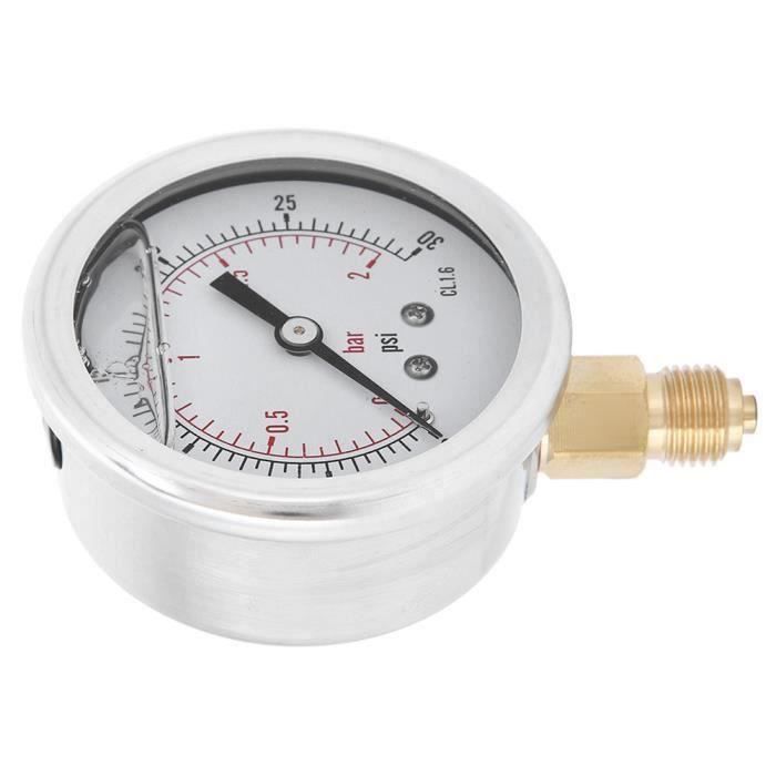 Manomètre Radial 700 Bar Acier Inox - Pour Machines, Pétrole, Industrie | Précision Et Fiabilité