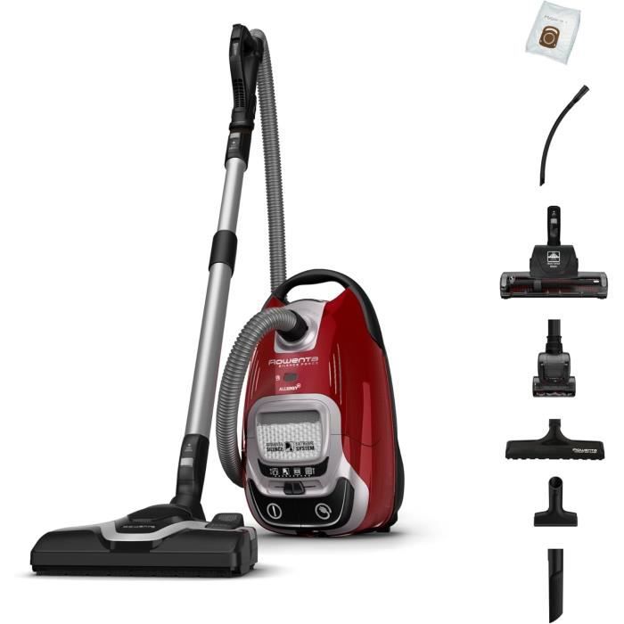 Aspirateur avec Sac ROWENTA Silence Force Effitech 57 dBA Filtration HEPA