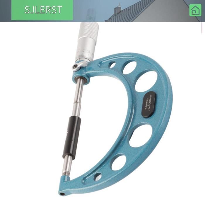 Micromètre Extérieur En Acier Inoxydable - Bloc étalon 50mm - Outil De Mesure Précis Pour Atelier