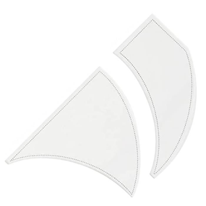 16 Gabarits Hexagonaux Acrylique Pour Quilting Et Couture - Tailles Différentes - 6 Mm D'épaisseur