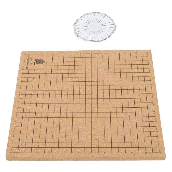 Mamamax Planche Macramé Liège 30x40cm Planche En Macramé Pour Tressage