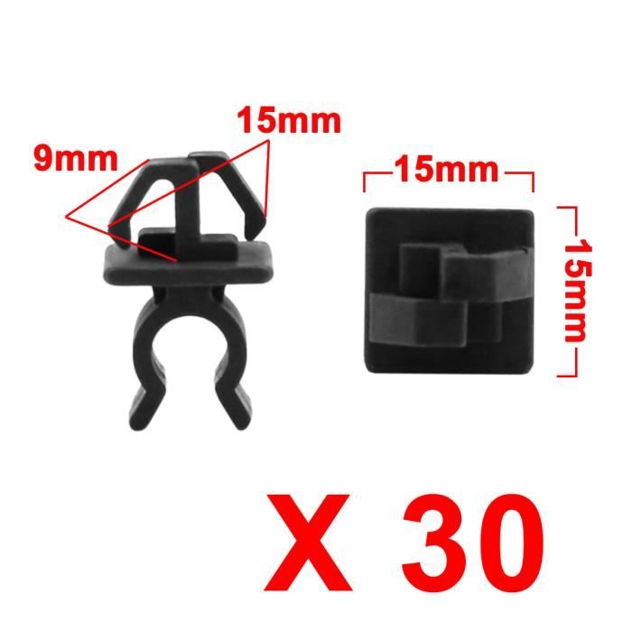 200 PCS 6mm Clip Agrafe Plastique Pare-chocs Fixation Rivet Voiture Camion