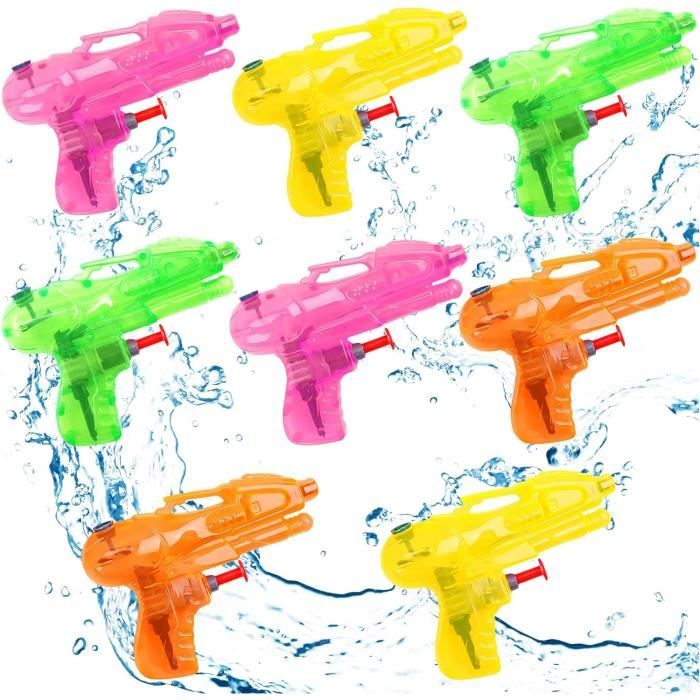 FAMKEEP 18 Pistolets à Eau Pour Enfants - Lot Coloré Été, Plage Piscine Jardin, Jeu D'Eau Extérieur