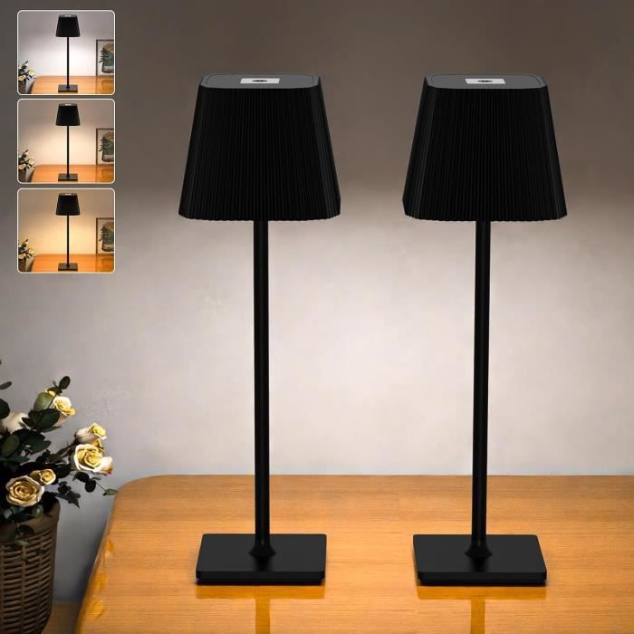 Lampe De Table RGB Rechargeable 5200 MAh - Sans Fil, étanche IP54, 50 Couleurs + Lumière Chaude Dimmable | Pour Intérieur Et Extérieur - 5
