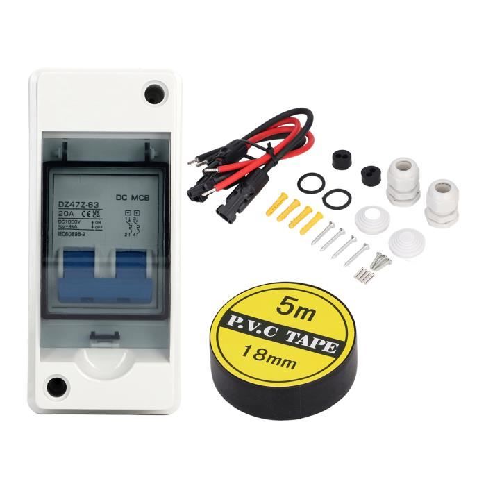 Sectionneur DC Pour Panneaux Solaires - Interrupteur Sécurité Pour Photovoltaique