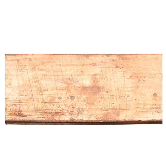 Rouleau Cuivre 99,9% Pur - 3500x100x0.01mm - Feuille Métal Souple - Bricolage Électricité Toiture
