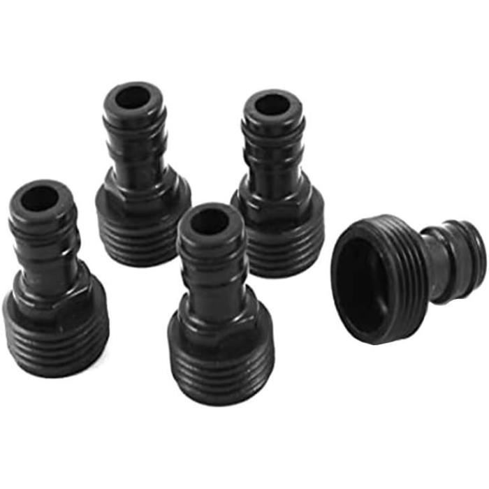 Quick Thread Tsm890 Lot De 5 Adaptateurs De Tuyau De 25 Mm Noir[H16022 ...
