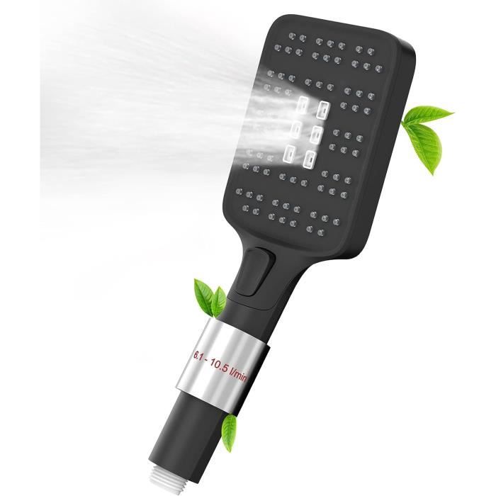 Pommeau De Douche à 3 Types De Jets Pommeau De Douche Universel Avec