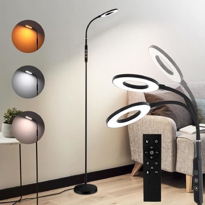 Lampadaire Sur Pied,Lampadaire Salon,Lampadaire Led,Lampadaire Avec