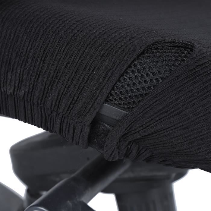 YUM Housses extensibles et amovibles pour fauteuil pivotant - Confortable, résistant aux taches - S