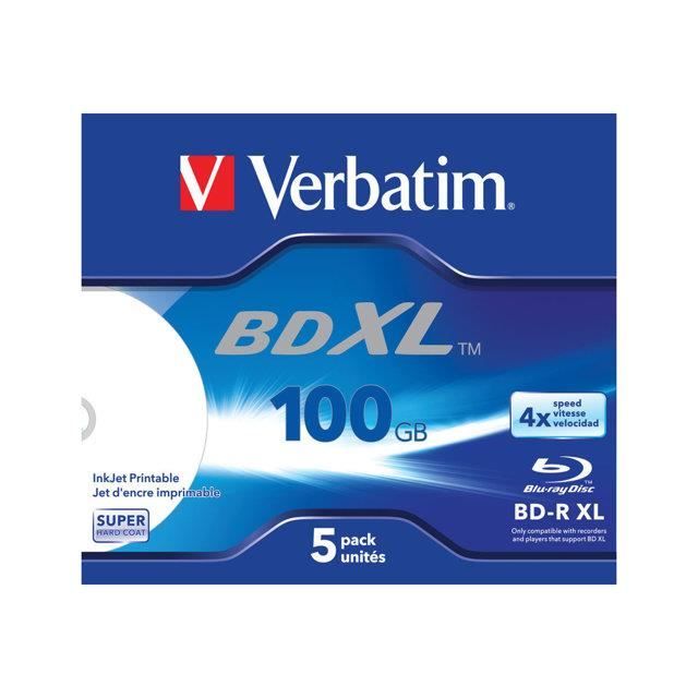 Verbatim BD R 25 Go certifié 6x par 5 boite - vue 2