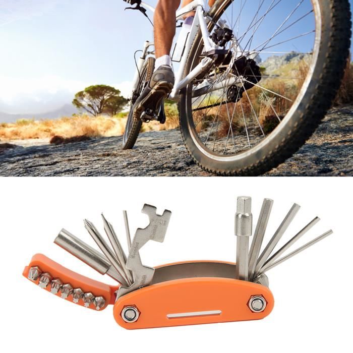 Trousses à Outils de réparation de vélo, Ensemble Multifonctionnel de  réparation de Bicyclette légère pour la réparation de vélo