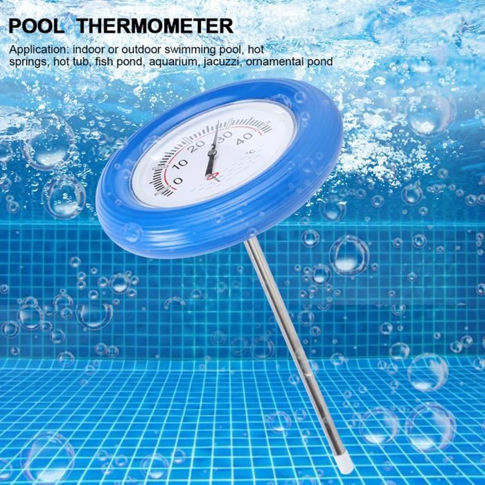 Thermomètre Piscine Flottant Baleine – Thermomètre Eau Précis 0-50°C Avec Corde, Mignon Et Robuste Pour Piscine, Spa, Aquarium