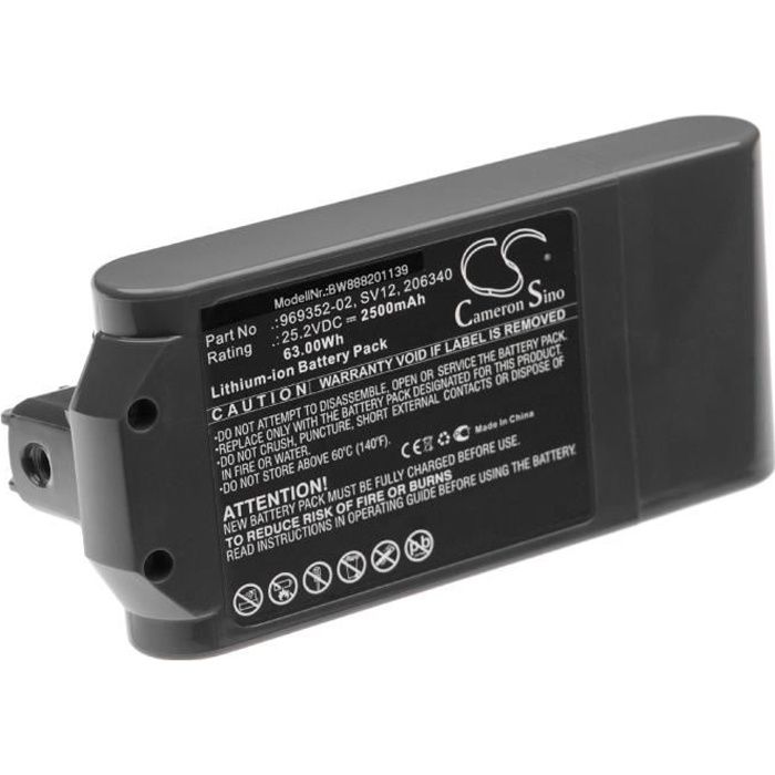 Batterie aspirateur 22.2V 2000mAh pour Dyson DC34 - Cdiscount Bricolage