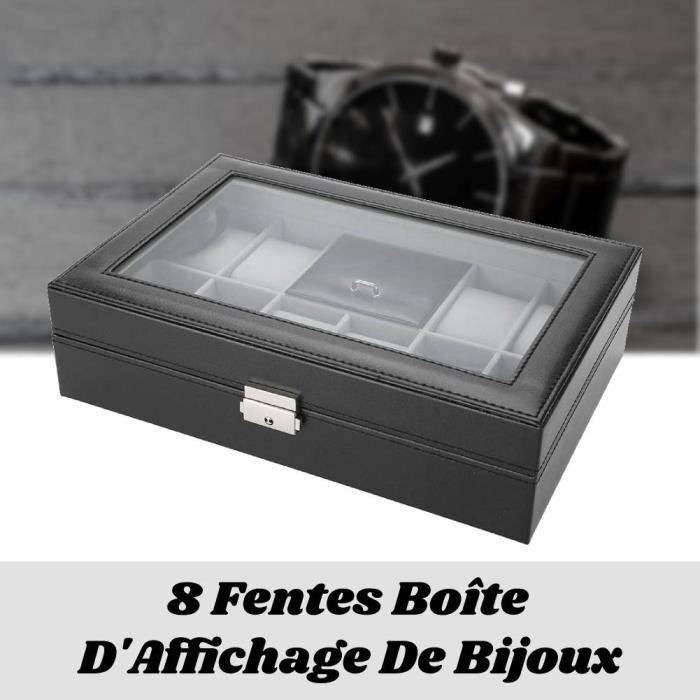 Boîte de rangement Box coeur bois blanc gris Case Coffret à Bijoux aspect use