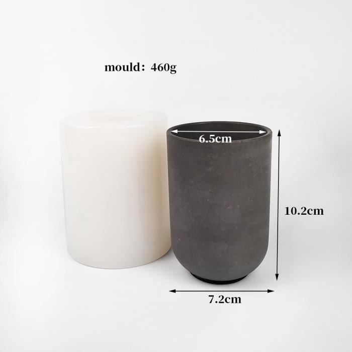 Moule En Silicone Pour Pots à Bougie Fantôme Halloween - Avec Couvercle - Pour Résine, Bonbons, Rangement Bijoux - 3