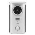 Interphone vidéo sans fil 2.4G 7 pouces TFT LCD sonnette RFID kit d'interphone visuel de vision nocturne 100-240 V(EU )-YIN-1