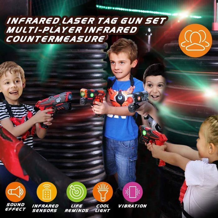 Jeux de Pistolet Laser, Pistolet Laser pour Enfants, Jouets Laser avec