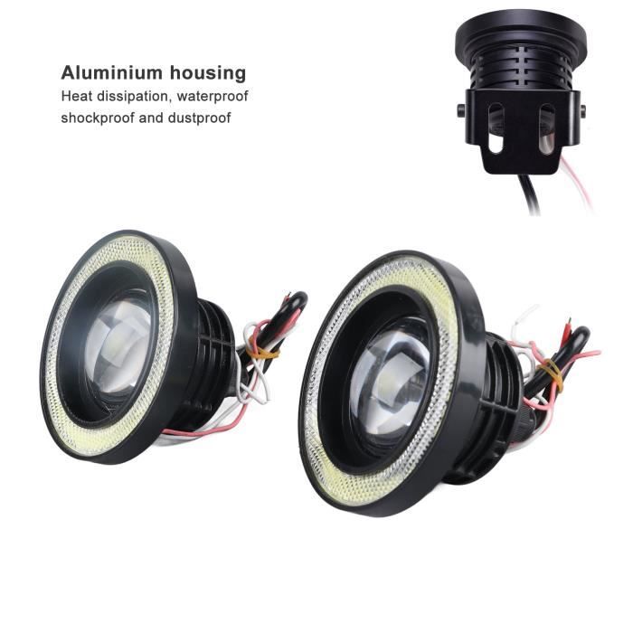 Phare Antibrouillard 3,5 Pouces Universel - Super Lumineux, étanche IP67, Pour Voiture Ou Moto