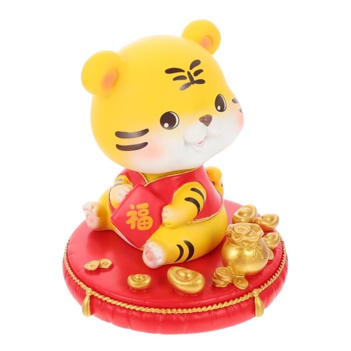 Pièce Commémorative Tigre 2022 – Plaquée Or Ou Argent, Micro-Gaufrée – Cadeau Nouvel An Chinois, Zodiaque – Collection Et Décoration