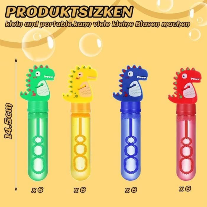 Kit De 24 Baguettes à Bulles – Grandes Et Petites Formes, Plateaux Inclus, Loisir Extérieur, Fête