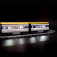 Jeux De Construction - Kit Train Passagers Télécommandé Compatible Maquette 60197 Con-2