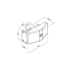 Thule 1500001093 Serrure Avec Clé